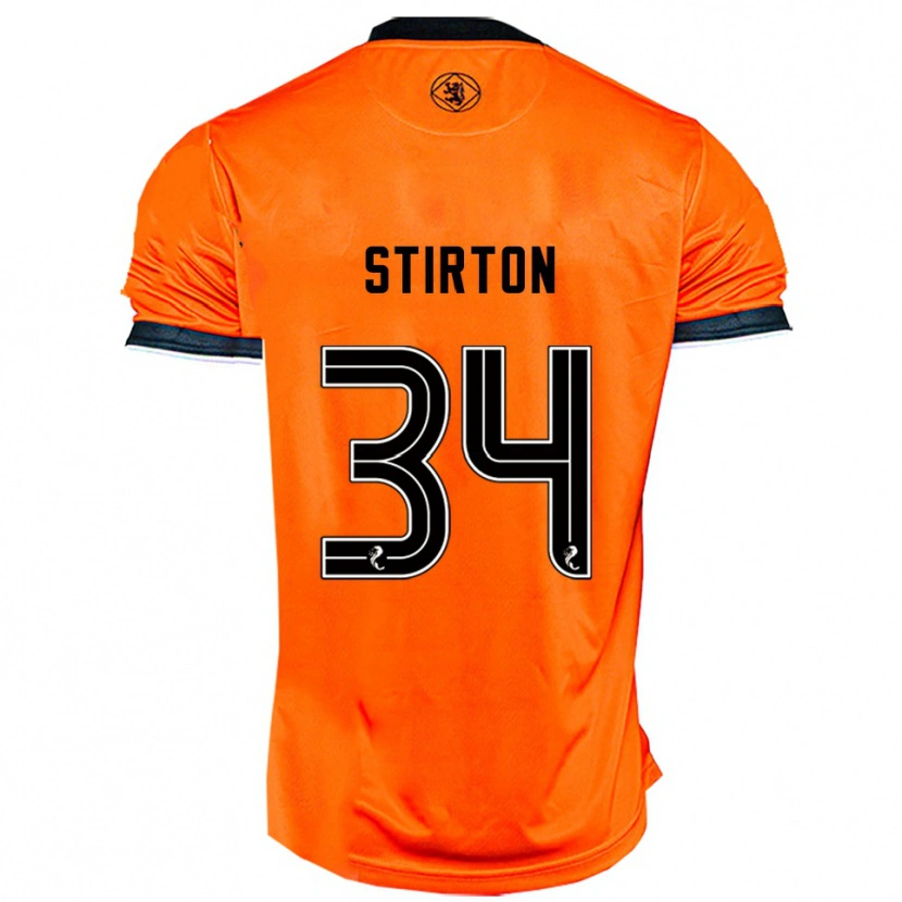 Danxen Kvinnor Owen Stirton #34 Orange Svart Hemmatröja Matchtröjor 2025/26 Tröjor T-Tröja