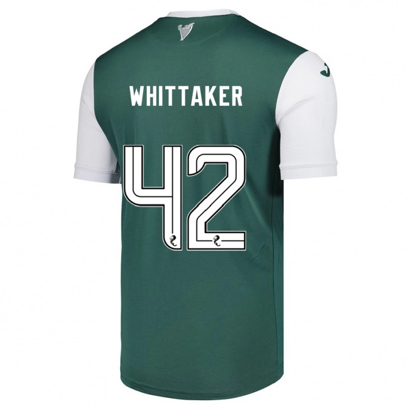 Danxen Kvinnor Rory Whittaker #42 Grön Vit Hemmatröja Matchtröjor 2025/26 Tröjor T-Tröja