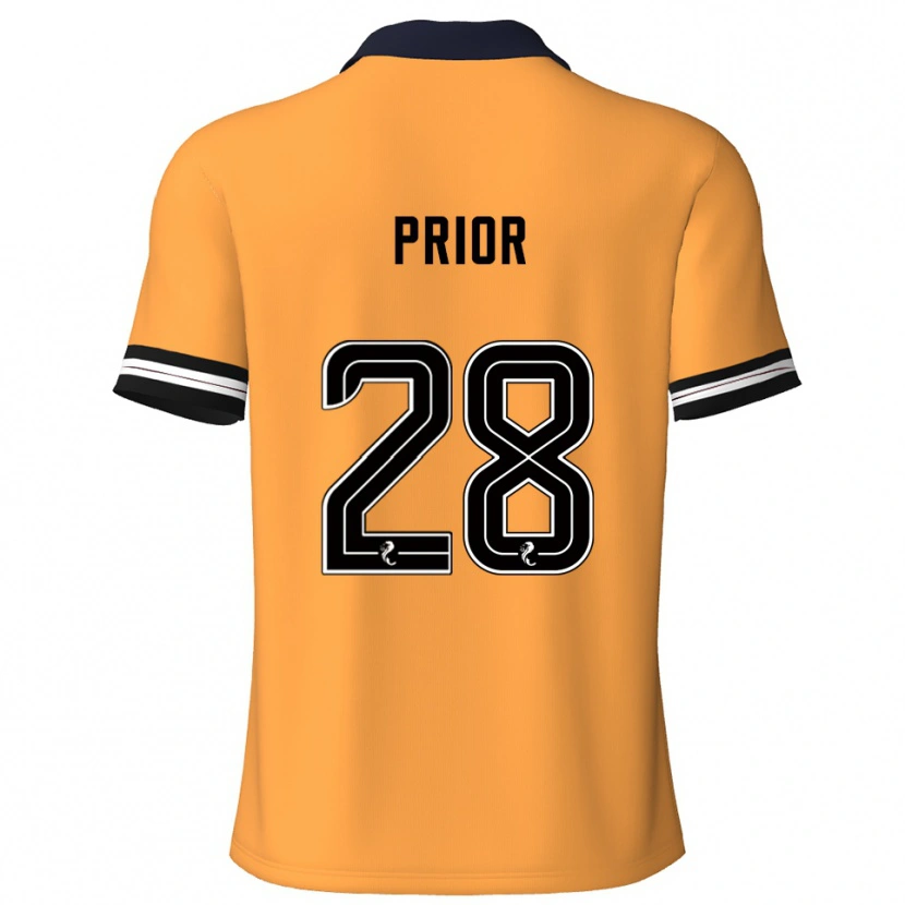 Danxen Kvinnor Jérôme Prior #28 Gul Svart Hemmatröja Matchtröjor 2025/26 Tröjor T-Tröja