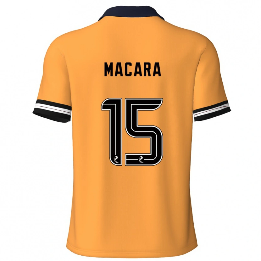 Danxen Kvinnor Elise Macara #15 Gul Svart Hemmatröja Matchtröjor 2025/26 Tröjor T-Tröja