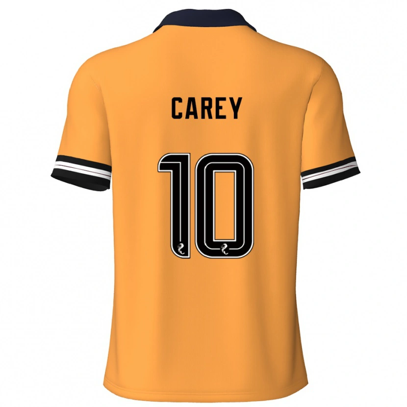 Danxen Kvinnor Graham Carey #10 Gul Svart Hemmatröja Matchtröjor 2025/26 Tröjor T-Tröja