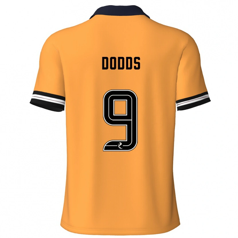 Danxen Kvinnor Jen Dodds #9 Gul Svart Hemmatröja Matchtröjor 2025/26 Tröjor T-Tröja