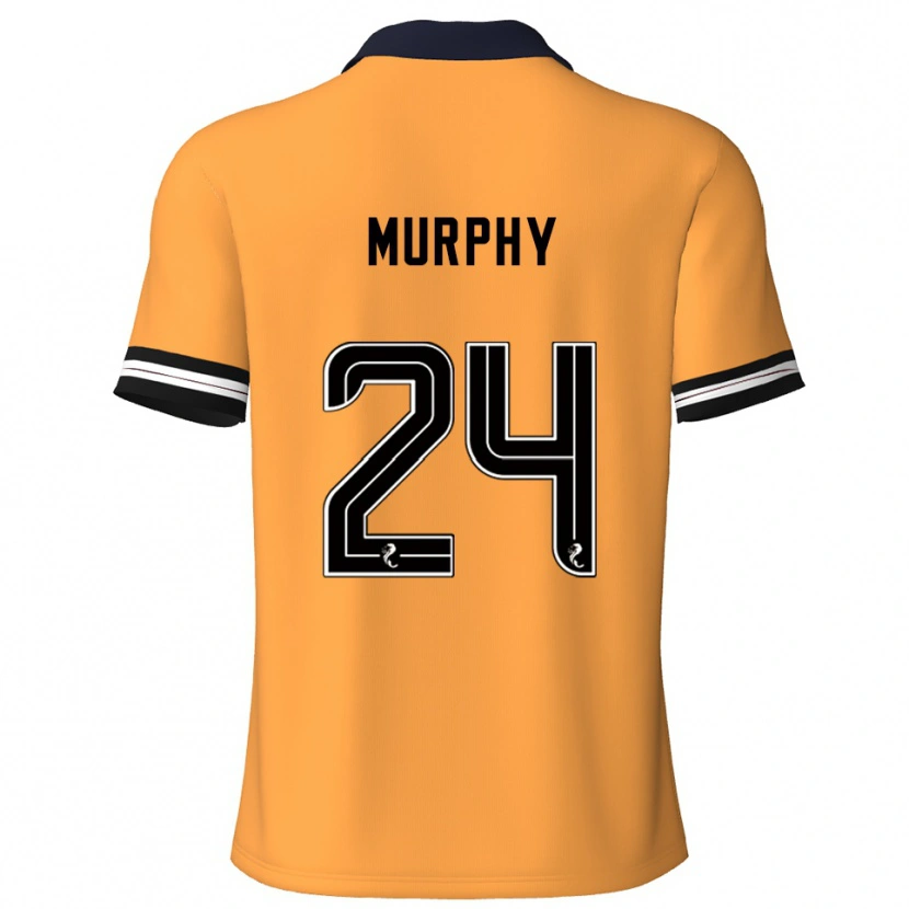 Danxen Kvinnor Jessica Murphy #24 Gul Svart Hemmatröja Matchtröjor 2025/26 Tröjor T-Tröja