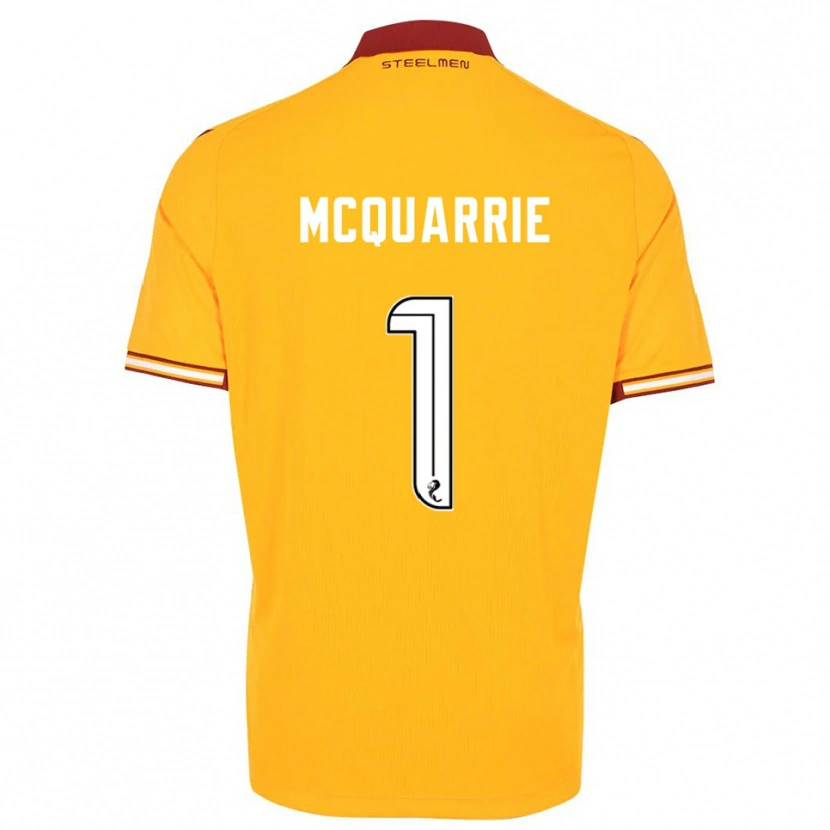 Danxen Kvinnor Colbi Mcquarrie #1 Gul Vinröd Hemmatröja Matchtröjor 2025/26 Tröjor T-Tröja