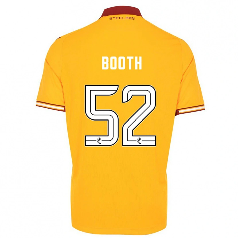 Danxen Kvinnor Mikey Booth #52 Gul Vinröd Hemmatröja Matchtröjor 2025/26 Tröjor T-Tröja