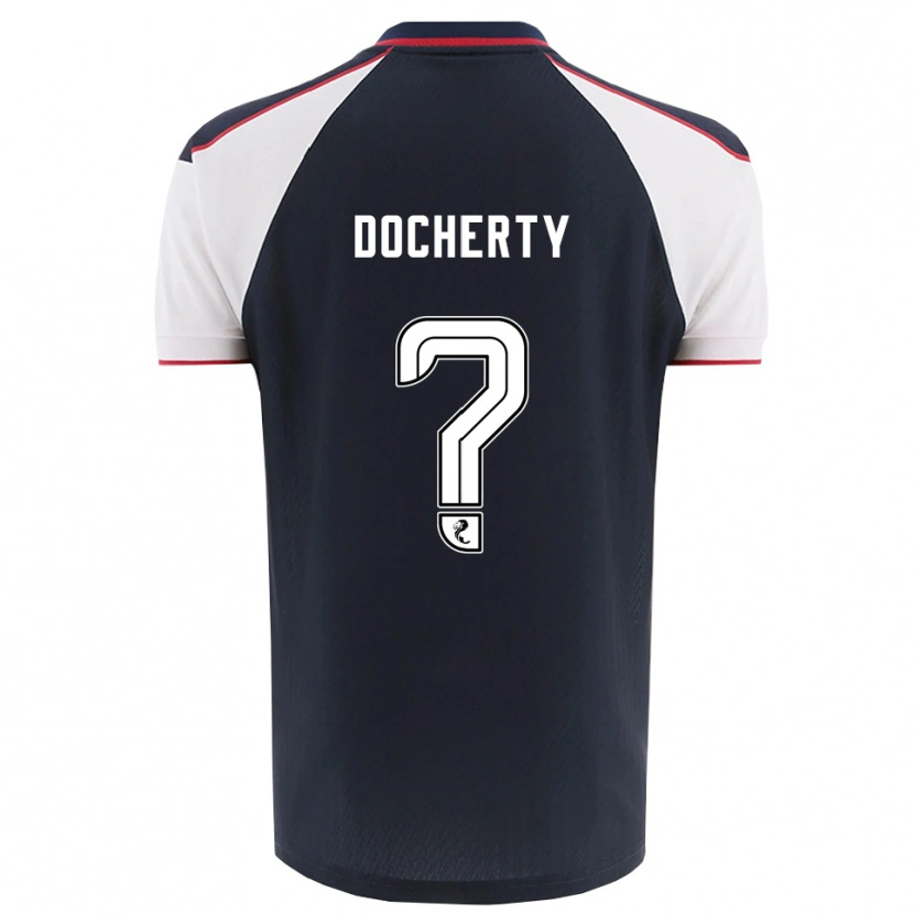 Danxen Kvinnor Rachel Docherty #0 Marin Vit Hemmatröja Matchtröjor 2025/26 Tröjor T-Tröja