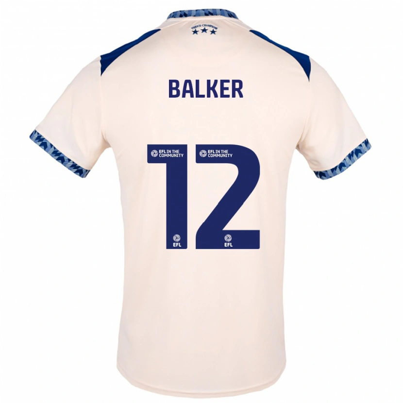 Danxen Kvinnor Radinio Balker #12 Off-White Marin Bortatröja Matchtröjor 2025/26 Tröjor T-Tröja