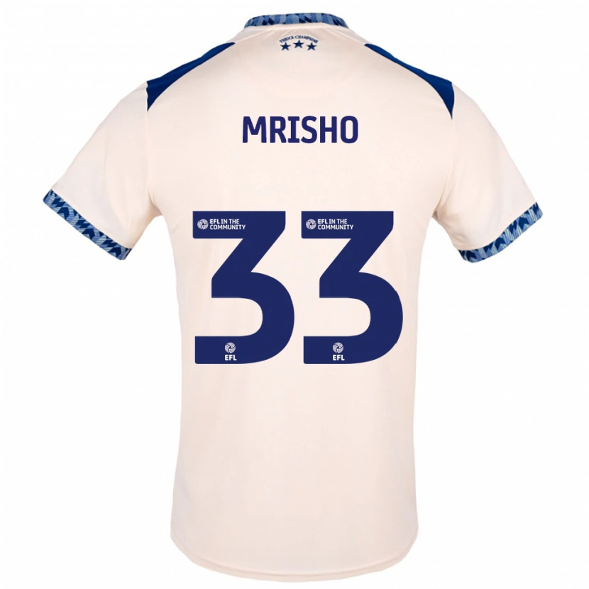Danxen Kvinnor Omari Mrisho #33 Off-White Marin Bortatröja Matchtröjor 2025/26 Tröjor T-Tröja