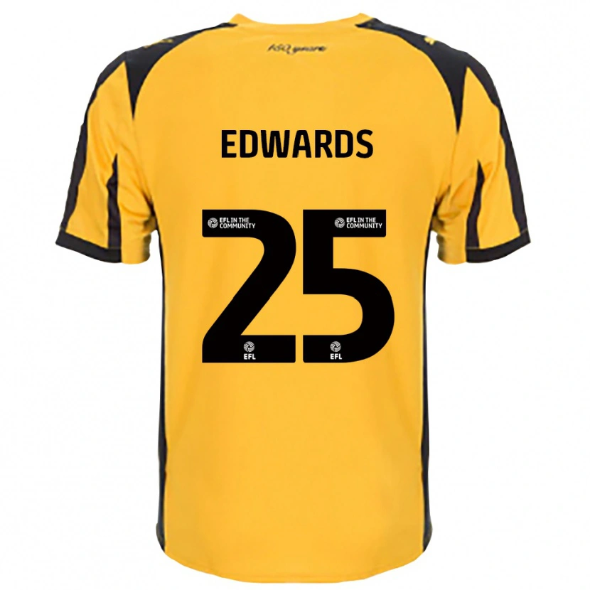 Danxen Kvinnor Diamond Edwards #25 Orange Svart Bortatröja Matchtröjor 2025/26 Tröjor T-Tröja