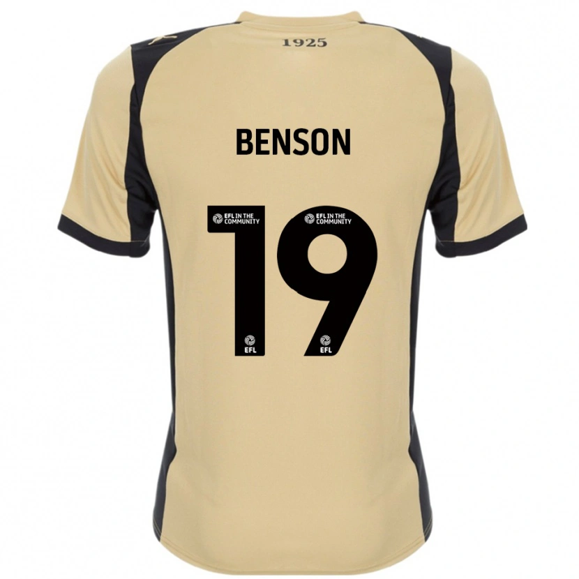 Danxen Kvinnor Josh Benson #19 Guld Svart Bortatröja Matchtröjor 2025/26 Tröjor T-Tröja