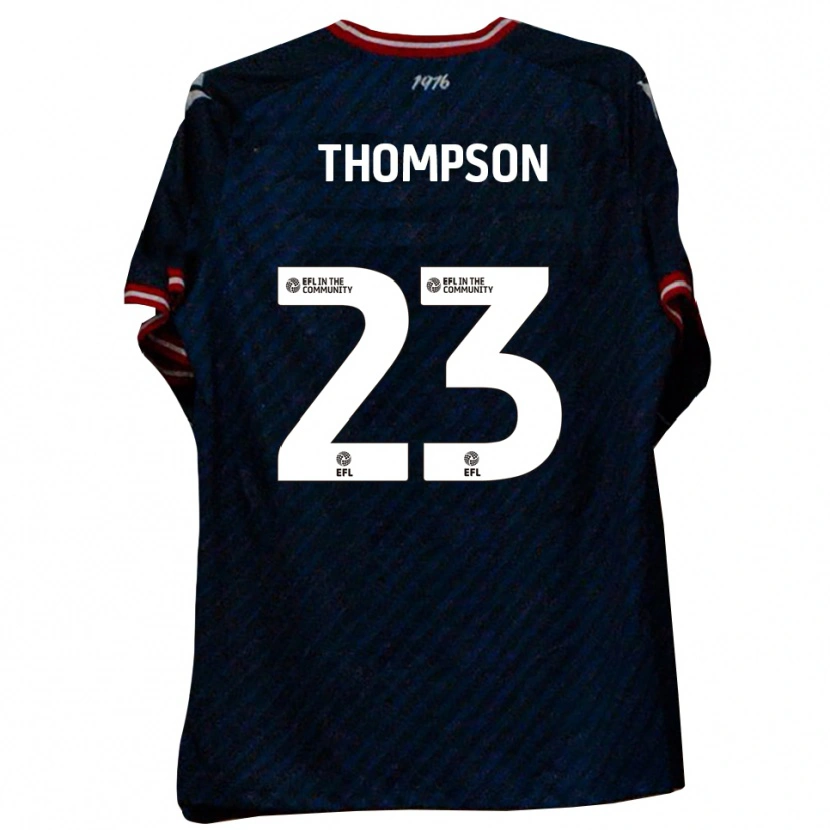 Danxen Kvinnor Louis Thompson #23 Marin Röd Bortatröja Matchtröjor 2025/26 Tröjor T-Tröja