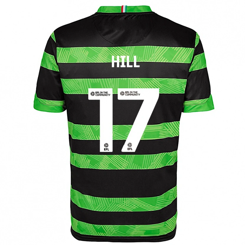 Danxen Kvinnor Anisha Hill #17 Svart Grön Bortatröja Matchtröjor 2025/26 Tröjor T-Tröja
