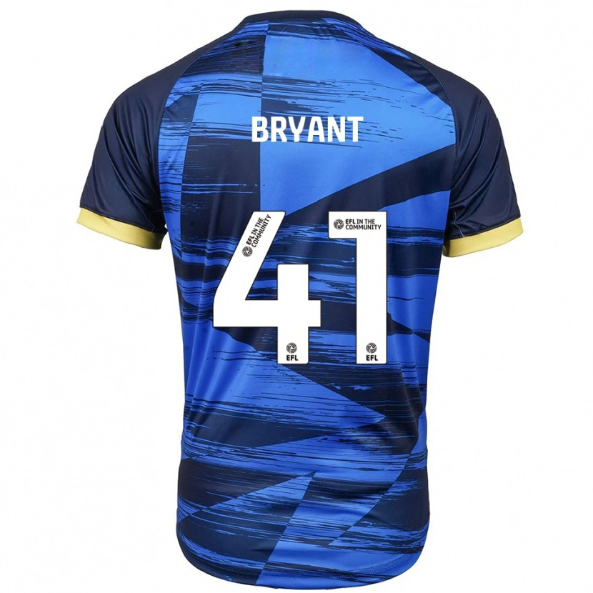 Danxen Kvinnor Jacob Bryant #41 Blå Marin Bortatröja Matchtröjor 2025/26 Tröjor T-Tröja