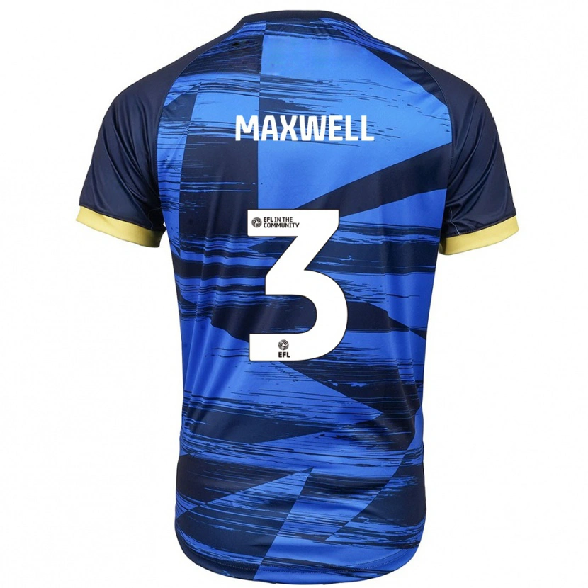 Danxen Kvinnor James Maxwell #3 Blå Marin Bortatröja Matchtröjor 2025/26 Tröjor T-Tröja