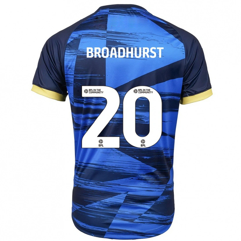 Danxen Kvinnor Lilli-Mae Broadhurst #20 Blå Marin Bortatröja Matchtröjor 2025/26 Tröjor T-Tröja