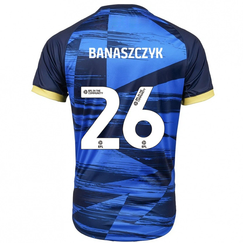 Danxen Kvinnor Natalie Banaszczyk #26 Blå Marin Bortatröja Matchtröjor 2025/26 Tröjor T-Tröja