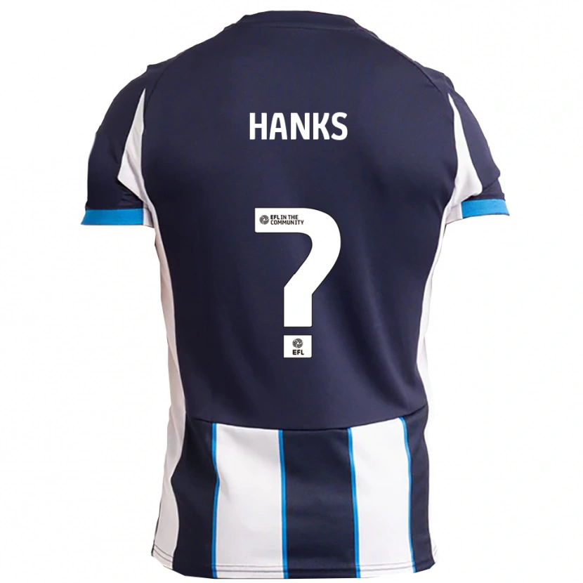 Danxen Kvinnor Natasha Hanks #0 Vit Marin Bortatröja Matchtröjor 2025/26 Tröjor T-Tröja
