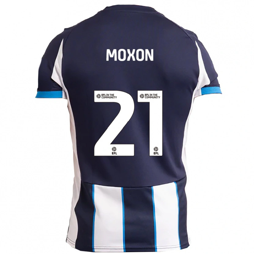 Danxen Kvinnor Owen Moxon #21 Vit Marin Bortatröja Matchtröjor 2025/26 Tröjor T-Tröja