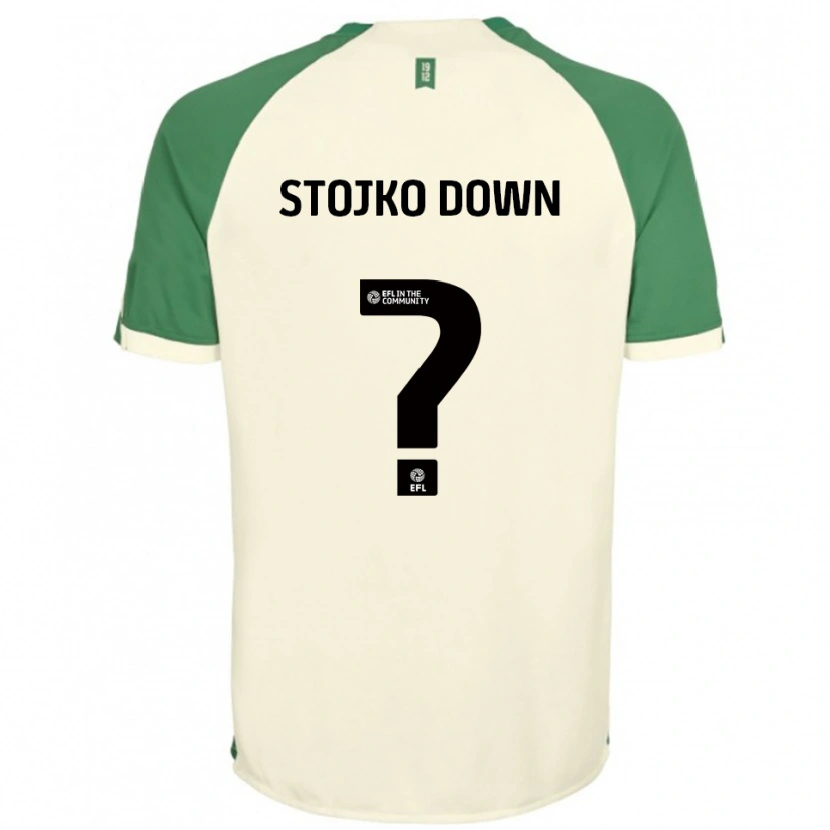 Danxen Kvinnor Alysha Stojko-Down #0 Off-White Grön Bortatröja Matchtröjor 2025/26 Tröjor T-Tröja