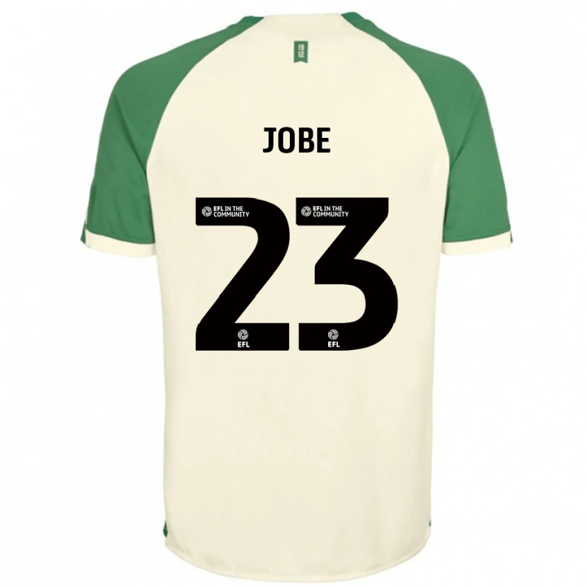 Danxen Kvinnor Mamadou Jobe #23 Off-White Grön Bortatröja Matchtröjor 2025/26 Tröjor T-Tröja