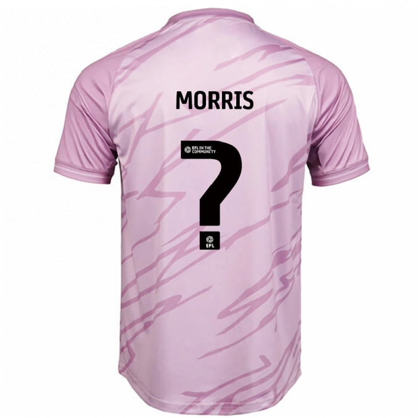 Danxen Kvinnor Cammron Morris #0 Rosa Svart Bortatröja Matchtröjor 2025/26 Tröjor T-Tröja