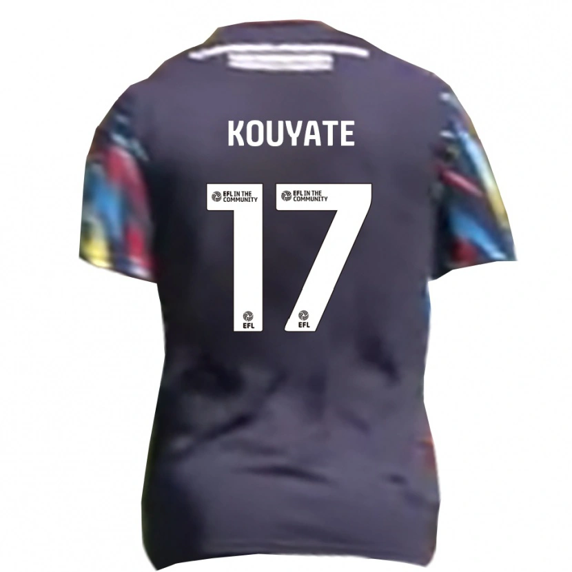 Danxen Kvinnor Katia Kouyate #17 Marin Gul Röd Bortatröja Matchtröjor 2025/26 Tröjor T-Tröja