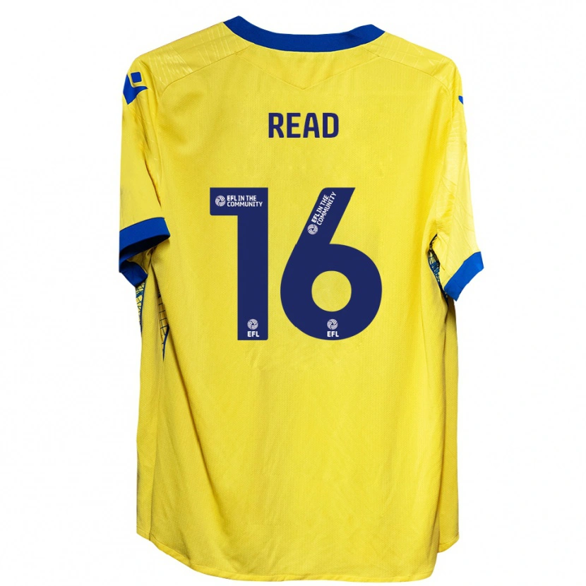 Danxen Kvinnor Arthur Read #16 Gul Blå Bortatröja Matchtröjor 2025/26 Tröjor T-Tröja