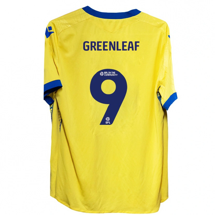 Danxen Kvinnor Ruby Greenleaf #9 Gul Blå Bortatröja Matchtröjor 2025/26 Tröjor T-Tröja