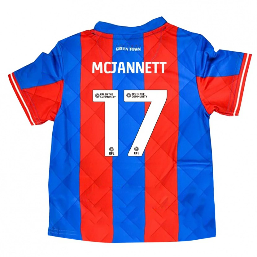 Danxen Kvinnor Cameron Mcjannett #17 Blå Röd Vit Bortatröja Matchtröjor 2025/26 Tröjor T-Tröja