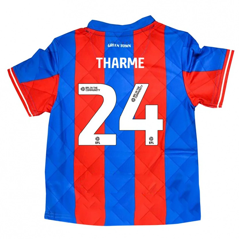 Danxen Kvinnor Doug Tharme #24 Blå Röd Vit Bortatröja Matchtröjor 2025/26 Tröjor T-Tröja