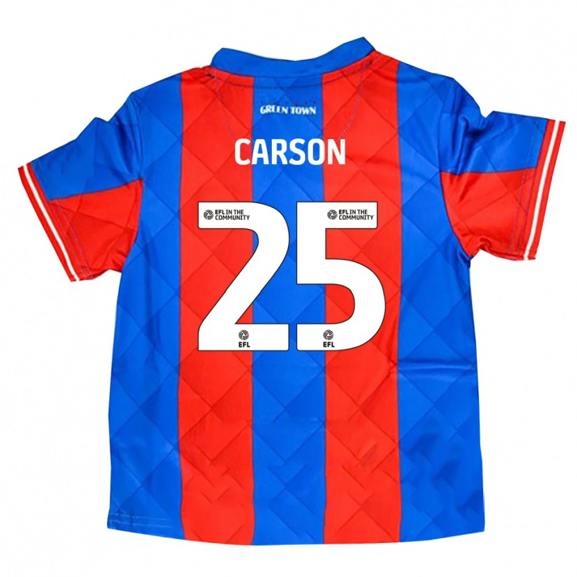 Danxen Kvinnor Matty Carson #25 Blå Röd Vit Bortatröja Matchtröjor 2025/26 Tröjor T-Tröja