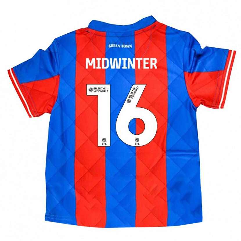 Danxen Kvinnor Carlo Midwinter #16 Blå Röd Vit Bortatröja Matchtröjor 2025/26 Tröjor T-Tröja