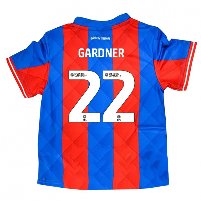 Danxen Kvinnor Cameron Gardner #22 Blå Röd Vit Bortatröja Matchtröjor 2025/26 Tröjor T-Tröja