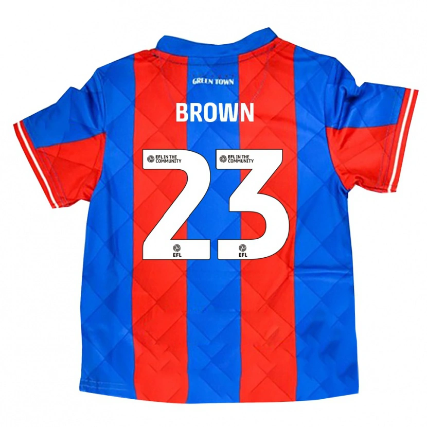 Danxen Kvinnor Henry Brown #23 Blå Röd Vit Bortatröja Matchtröjor 2025/26 Tröjor T-Tröja