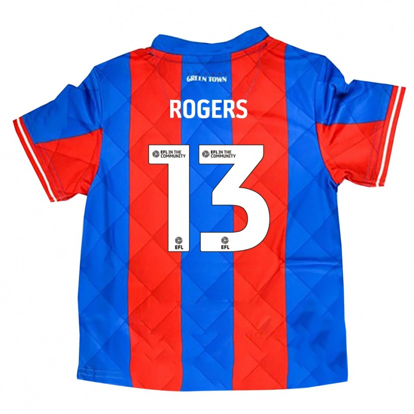 Danxen Kvinnor Hayden Rogers #13 Blå Röd Vit Bortatröja Matchtröjor 2025/26 Tröjor T-Tröja