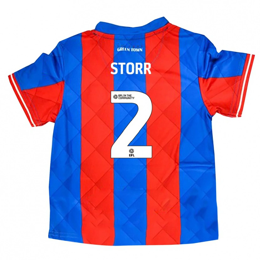 Danxen Kvinnor Callum Storr #2 Blå Röd Vit Bortatröja Matchtröjor 2025/26 Tröjor T-Tröja
