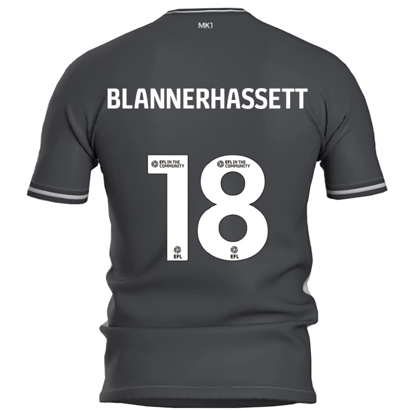 Danxen Kvinnor Tommy Blannerhassett #18 Grå Silver Bortatröja Matchtröjor 2025/26 Tröjor T-Tröja