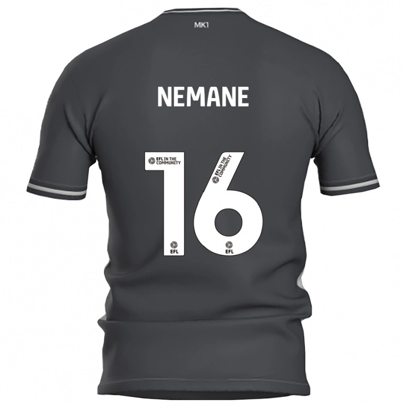 Danxen Kvinnor Aaron Nemane #16 Grå Silver Bortatröja Matchtröjor 2025/26 Tröjor T-Tröja