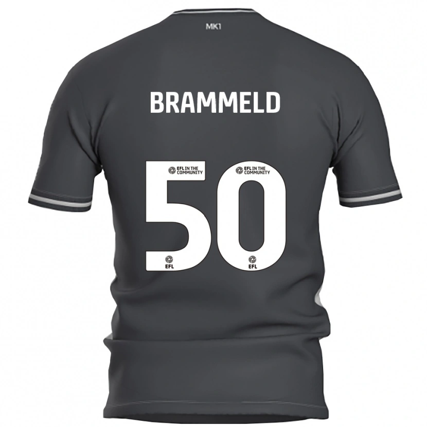 Danxen Kvinnor Michael Brammeld #50 Grå Silver Bortatröja Matchtröjor 2025/26 Tröjor T-Tröja