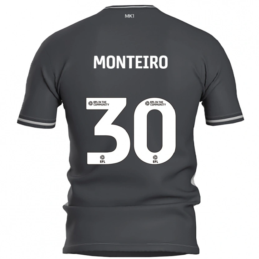 Danxen Kvinnor Jesse Da Costa Monteiro #30 Grå Silver Bortatröja Matchtröjor 2025/26 Tröjor T-Tröja