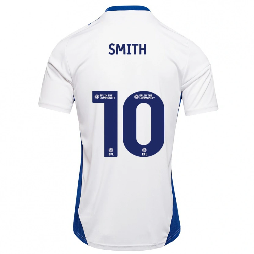 Danxen Kvinnor Harry Smith #10 Vit Blå Bortatröja Matchtröjor 2025/26 Tröjor T-Tröja