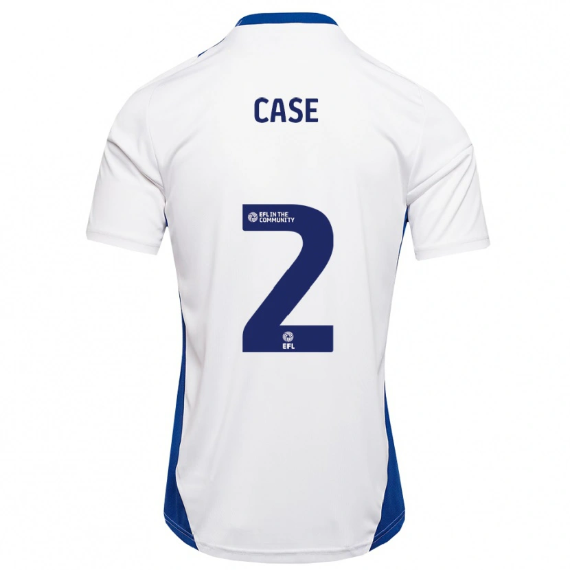Danxen Kvinnor Ollie Case #2 Vit Blå Bortatröja Matchtröjor 2025/26 Tröjor T-Tröja