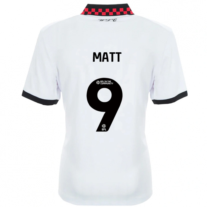 Danxen Kvinnor Jamille Matt #9 Vit Svart Bortatröja Matchtröjor 2025/26 Tröjor T-Tröja