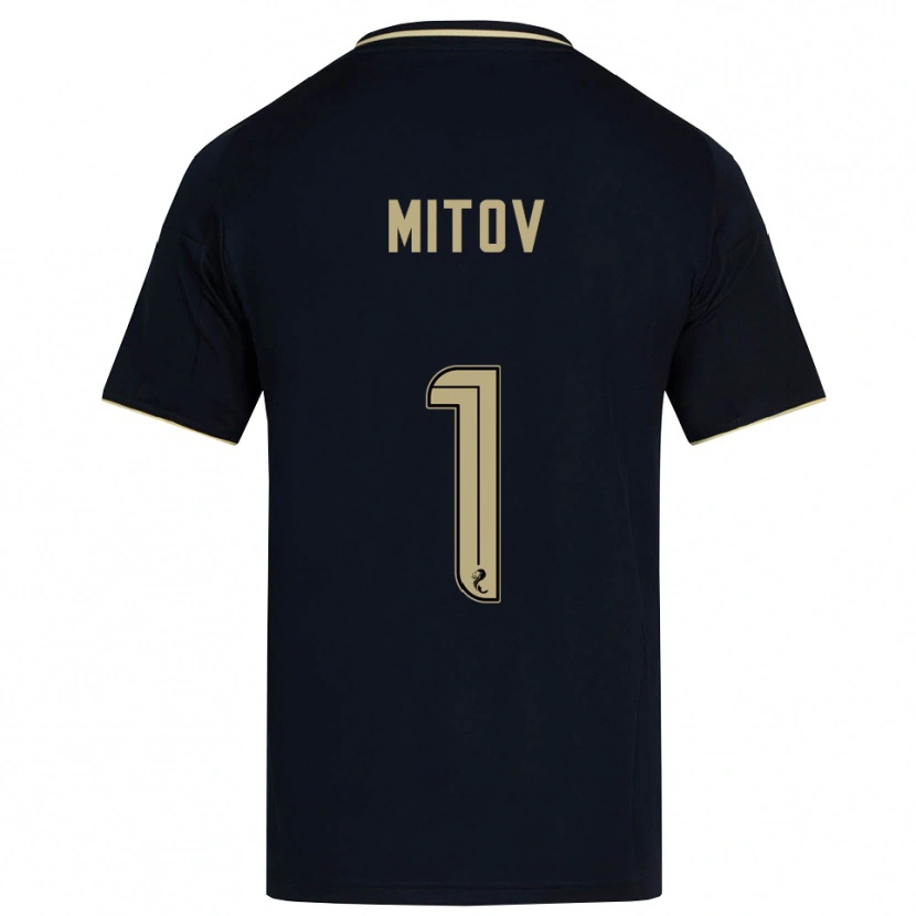 Danxen Kvinnor Dimitar Mitov #1 Marin Guld Bortatröja Matchtröjor 2025/26 Tröjor T-Tröja