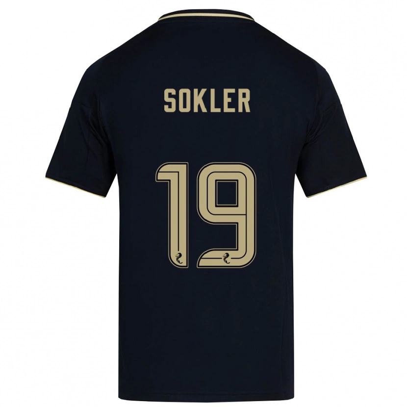 Danxen Kvinnor Ester Sokler #19 Marin Guld Bortatröja Matchtröjor 2025/26 Tröjor T-Tröja