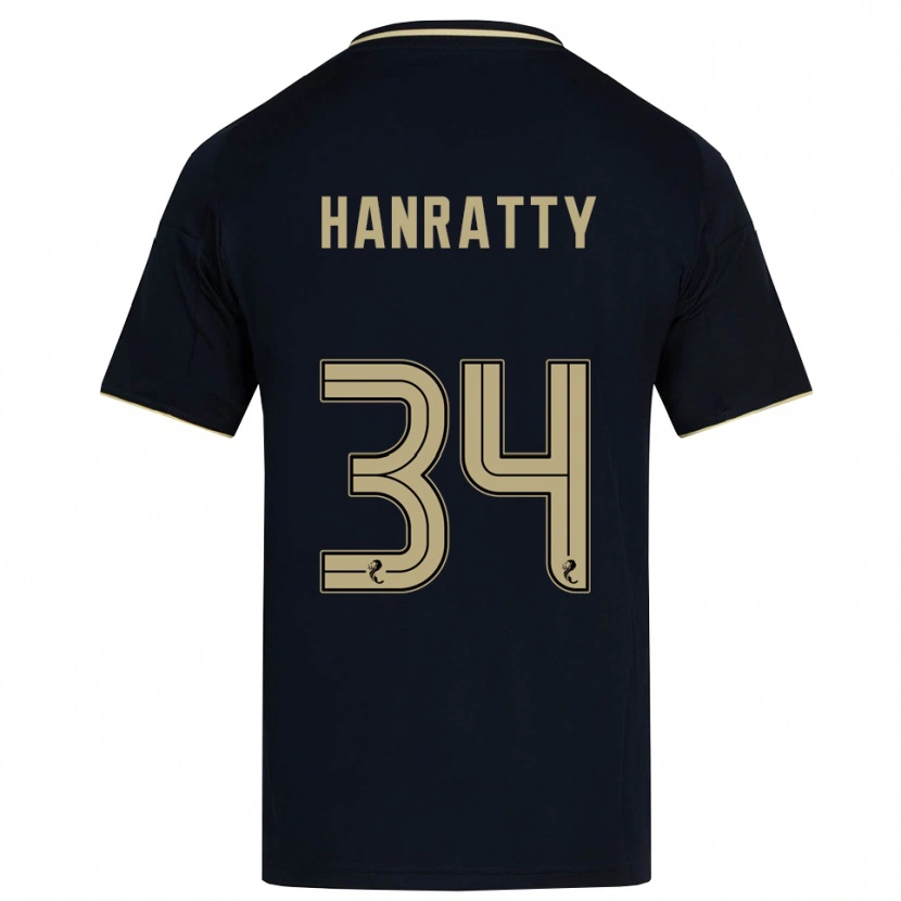 Danxen Kvinnor Kevin Hanratty #34 Marin Guld Bortatröja Matchtröjor 2025/26 Tröjor T-Tröja