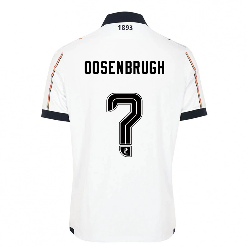 Danxen Kvinnor Charley Oosenbrugh #0 Vit Marin Röd Bortatröja Matchtröjor 2025/26 Tröjor T-Tröja