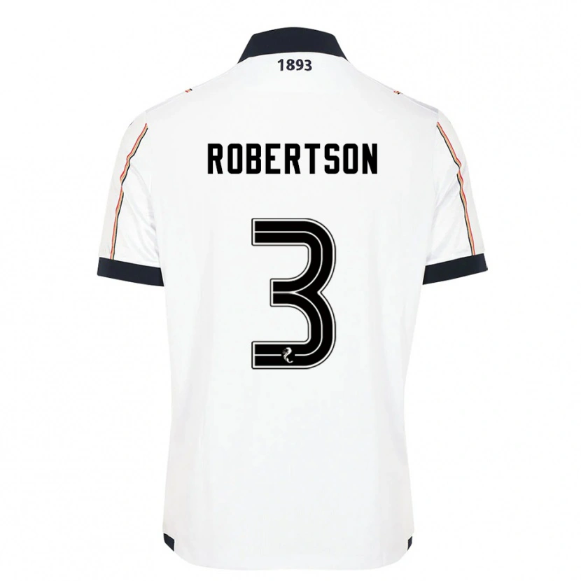 Danxen Kvinnor Clark Robertson #3 Vit Marin Röd Bortatröja Matchtröjor 2025/26 Tröjor T-Tröja