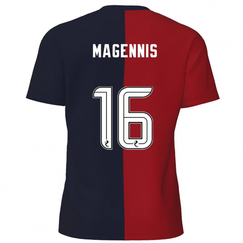 Danxen Kvinnor Kyle Magennis #16 Röd Marin Bortatröja Matchtröjor 2025/26 Tröjor T-Tröja