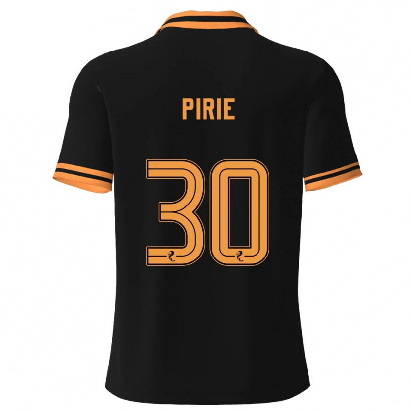 Danxen Kvinnor Rachel Pirie #30 Svart Gul Bortatröja Matchtröjor 2025/26 Tröjor T-Tröja